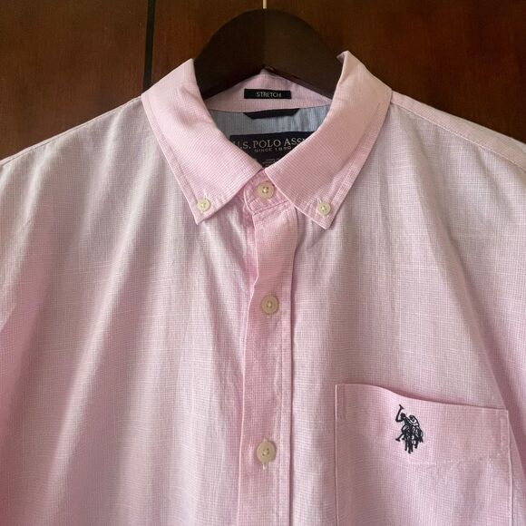 U.S. Polo Assn. Men’s Long Sleeve Button-Down Shirt Size M - Picture 9 of 10